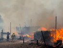 Масштабный пожар устроили дети у жилых домов на окраине Кирова
