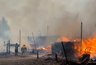 Масштабный пожар устроили дети у жилых домов на окраине Кирова