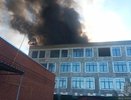 В Кировской области загорелась школа