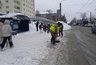 Миниатюра новости: Центральные улицы Кирова расчистили от снега до самого асфальта