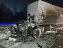 В ДТП с двумя фурами под Кировом у одной сорвало кабину