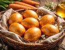 Золотые яйца без красителей: этот овощ даёт эффект позолоты к Пасхе - вовсе не шелуха