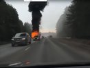 Обнародовано видео со вспыхнувшим автобусом в Кирове
