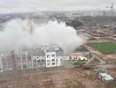 В Кирове у новой школы случился пожар