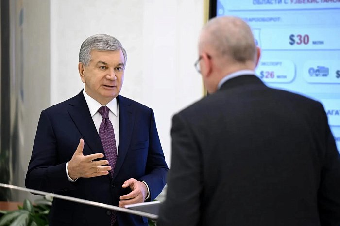 Александр Соколов провел встречу с Президентом Узбекистана