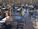 "Усопших хоронят прямо в воду": в Кирове затопило Новомакарьевское кладбище