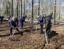 На уборку вышли семьями: в кировском Парке Победы прошел субботник