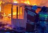 Семь пожарных расчетов тушили жилой дом под Вятскими Полянами