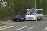 В Кирове пассажирке автобуса потребовалась скорая после ДТП с легковушкой