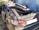 Под Кирово-Чепецком водитель Лады вылетел с дороги прямо в припаркованную легковушку