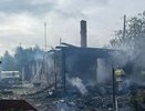 Пожар спалил дом вместе с человеком под Кировом