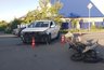 Мальчик с девочкой на мотоцикле влетели в иномарку в Кирове