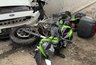 В Кирове байкер влетел с иномарку с женщиной на Щорса