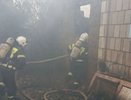 В Лебяжском районе сгорел дотла большой дом