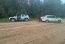 В Кировской области автомобиль с семьей съехал в кювет из-за кузнечика