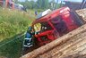 Водителя фуры зажало в кабине после ДТП с поездом