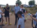На стихийные пляжи нагрянули полицейские
