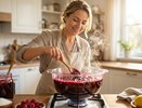 Малина остаётся целой, сироп — рубиновый: как я варю пятиминутку уже 7 лет