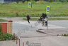 Две камеры одновременно сняли страшный наезд мотоциклиста на девушку в Кирове