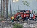 Под Кировом всю ночь тушили замеченный с самолета пожар