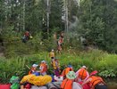 Кировские туристы потушили пожар в лесу