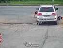 В Кирове электровелосипедист протаранил Тойоту на Зянкина