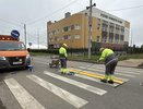 В Кирове обновляют дороги и зебры у школ перед 1 сентября