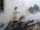 Дом сгорел вместе с человеком в Кировской области