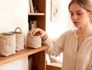 Купила в Fix Price сразу несколько штук: плетеная корзинка за 299 рублей делает интерьер дороже, а уборку — проще