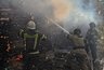 Пожар уничтожил дом вместе с человеком в Кирове