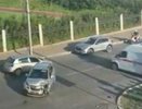 Жесткая авария с байкером произошла в историческом центре Кирова