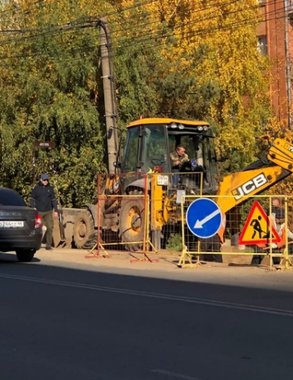 Одну из центральных улиц Кирова перекрыли почти на две недели