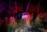 Ладу с мужчиной разнесло об дерево после встречи с лосем