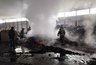 Масштабный пожар уничтожил цех по производству угля в Кировской области