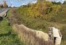 Грузовик с двумя людьми слетел с дороги и опрокинулся