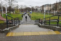 В Кирове торжественно открыли обновлённый сквер Трудовой славы