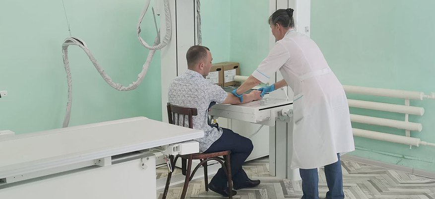 В Пижанской ЦРБ заработал новый цифровой рентген-аппарат