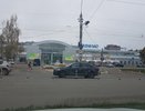В Кирове у "Большого Глобуса" поставили сигнальные делиниаторы