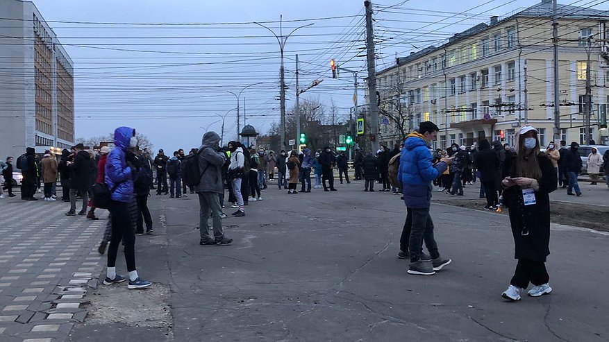 В Кирове участников митинга вычисляют по камерам