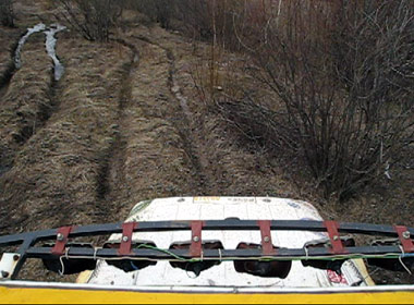 Верхом на УАЗе по рвам и грязи