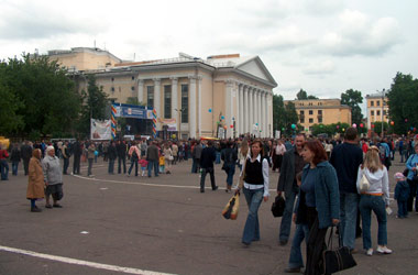 Фейерверк 9 мая запустят из сквера у Драмтеатра